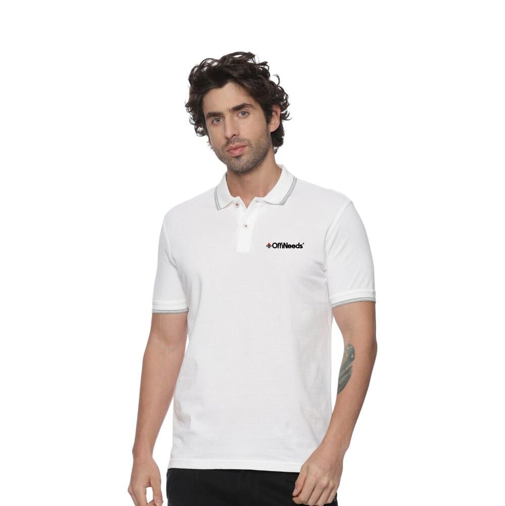 Allen Solly Polo T-shirt Men- White
